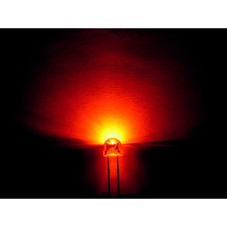 Led rouge grand angle 5000mcd